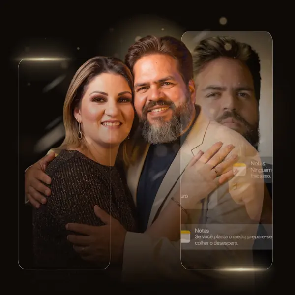 Filipão e Ana Paula Carvalho abraçados